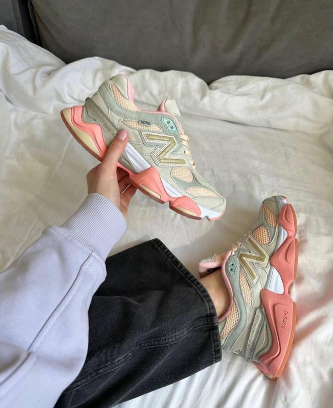 نیوبالانس ۹۰۶۰ بیبی شور بلو || New Balance 9060 Baby Shower Blue کد 596
