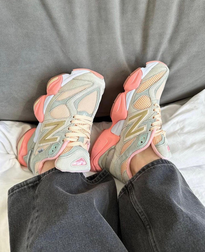 نیوبالانس ۹۰۶۰ بیبی شور بلو || New Balance 9060 Baby Shower Blue کد 596