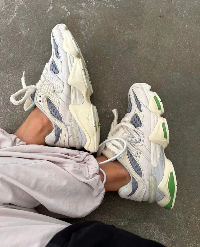نیوبالانس ۹۰۶۰ بیبی شور بلو || New Balance 9060 Baby Shower Blue کد 596